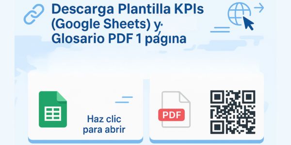 Descarga Plantilla KPIs Google Sheets y Glosario PDF