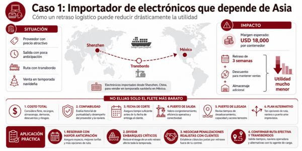 Caso 1 Importador de electronicos que depende de Asia
