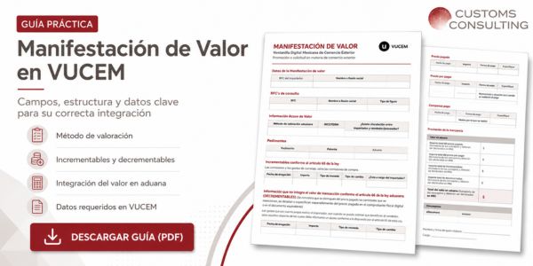 Guia Practica Manifestacion de valor en VUCEM