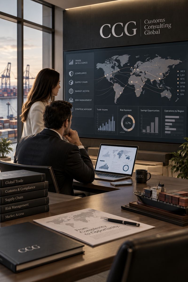 Consultoría de comercio exterior, logística y análisis de datos para importadores y exportadores