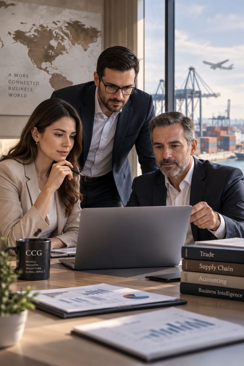 Consultoría empresarial en comercio exterior, logística, contabilidad y análisis de negocio