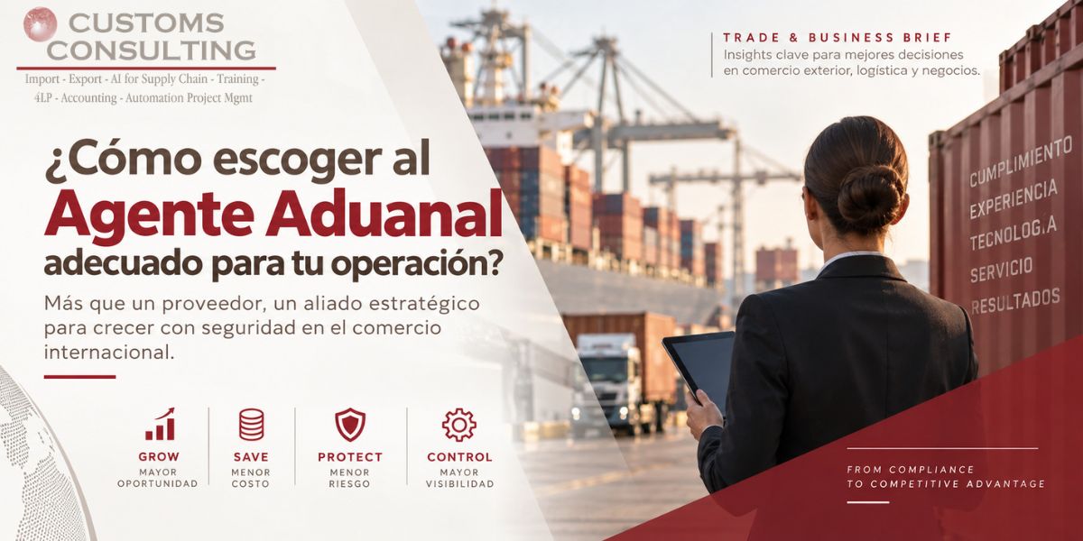 Cómo escoger al Agente Aduanal adecuado para tu operación