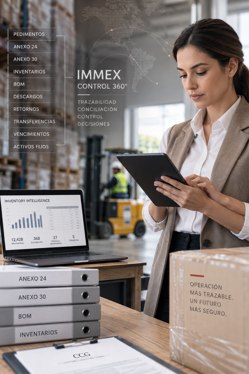 Consultoría IMMEX y control de Anexo 24 - IMMEX Control 360