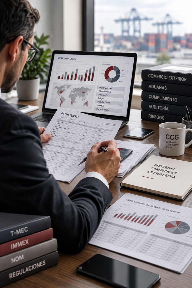 Auditoría preventiva de operaciones de comercio exterior y análisis de riesgos aduaneros